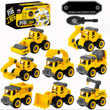 BuildMaster | estimula la creatividad de tu hijo - set de construcción con excavadora, tractor y más